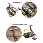 Maniglia bilanciere metallo per mulinello pesca GS1000-GS7000