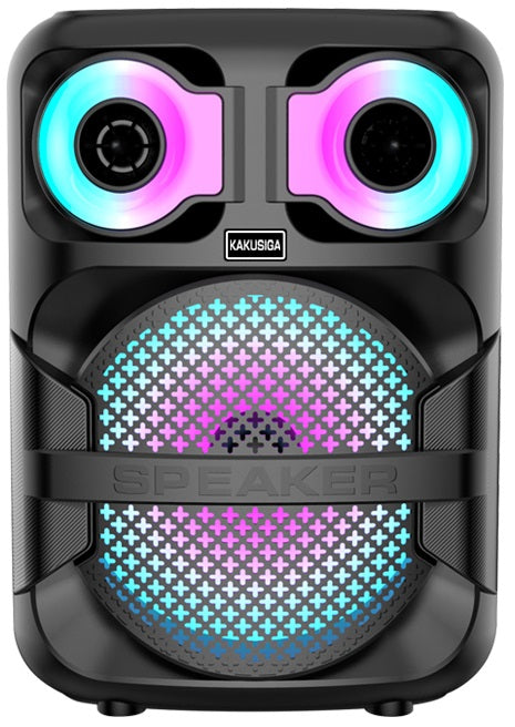 Cassa acustica ricaricabile 8" 10W luci LED Bluetooth/FM/USB KK-8101