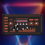 Cassa acustica portatile ricaricabile 2x8" 30W Luce LED Bluetooth TWS/SD/USB KK-8201