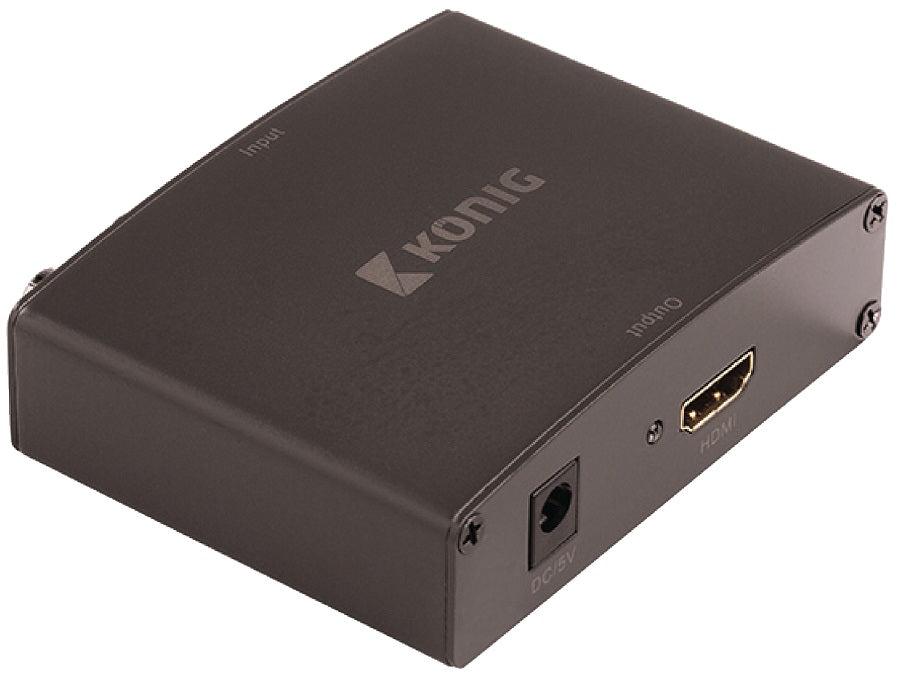 Convertitore video VGA a HDMI König con ingressi RCA