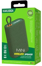 Altoparlante Bluetooth 5W USB AUX Radio FM verde KSC-613