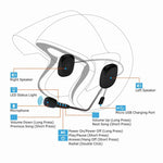 Auricolare Bluetooth T2 per casco moto con microfono anti-interferenza - immagine 7