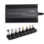 Caricabatterie universale per laptop 100W con 8 adattatori