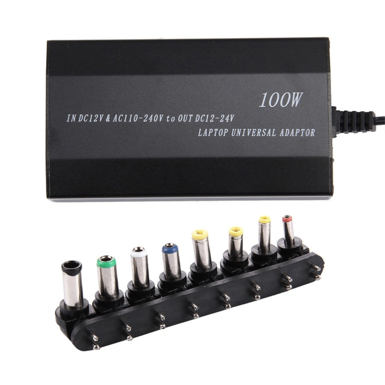 Caricabatterie universale per laptop 100W con 8 adattatori