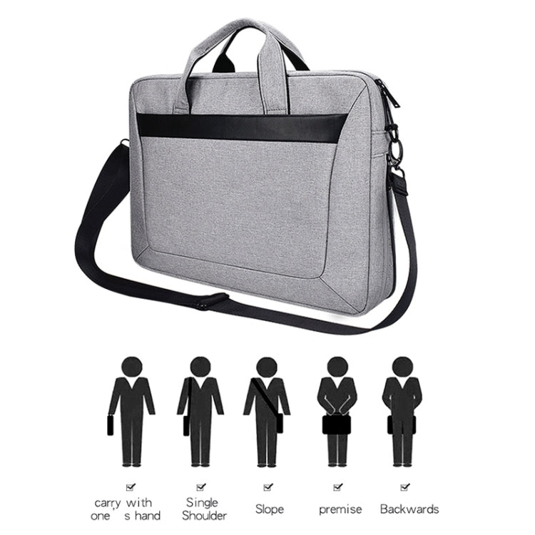 Borsa laptop espandibile DJ06 in tessuto Oxford da 13,3 pollici - immagine 5