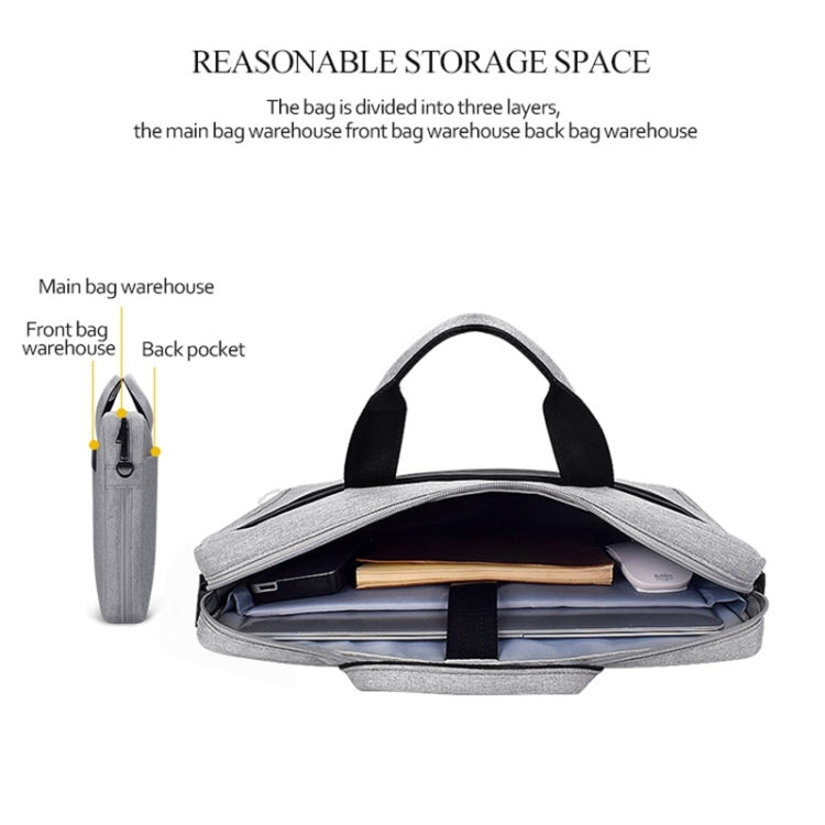 Borsa laptop espandibile DJ06 in tessuto Oxford da 13,3 pollici - immagine 8