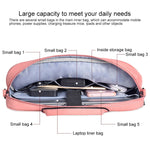 Borsa monospalla impermeabile per laptop 15,6" con cintura trolley - immagine 6