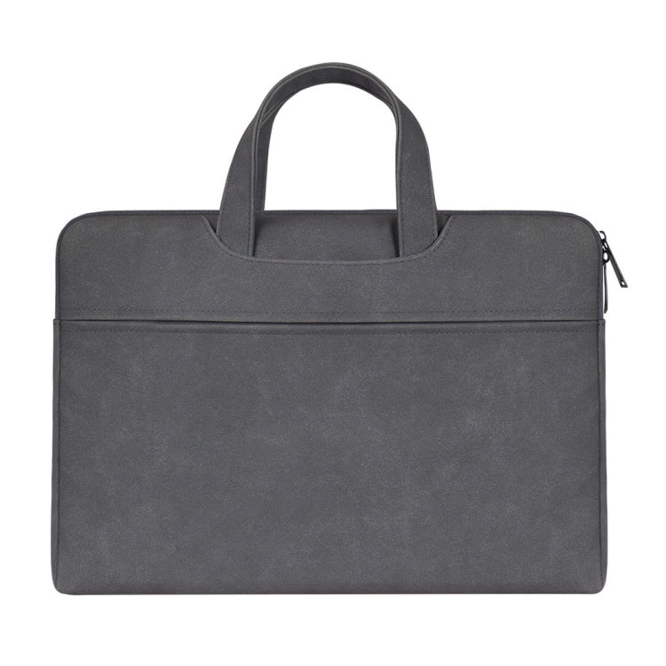Borsa monospalla impermeabile per laptop 15,6" in pelle PU