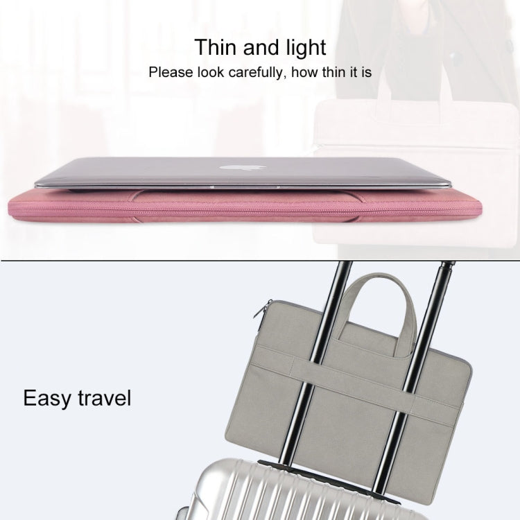 Borsa monospalla impermeabile per laptop 15,6" in pelle PU - immagine 10