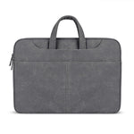 Borsa monospalla in pelle PU impermeabile per laptop 14,1 pollici