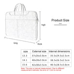 Borsa monospalla in pelle PU impermeabile per laptop 14,1 pollici - immagine 11