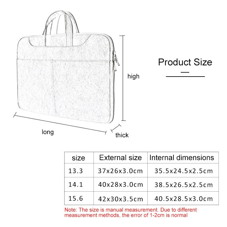 Borsa monospalla in pelle PU impermeabile per laptop 14,1 pollici - immagine 11
