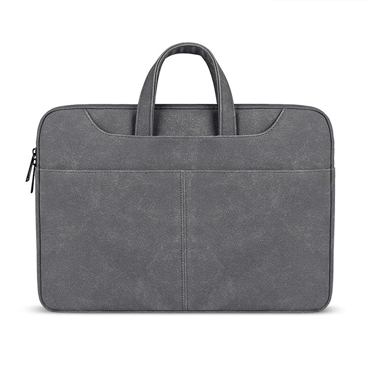Borsa monospalla in pelle PU impermeabile per laptop 14,1 pollici - immagine 2