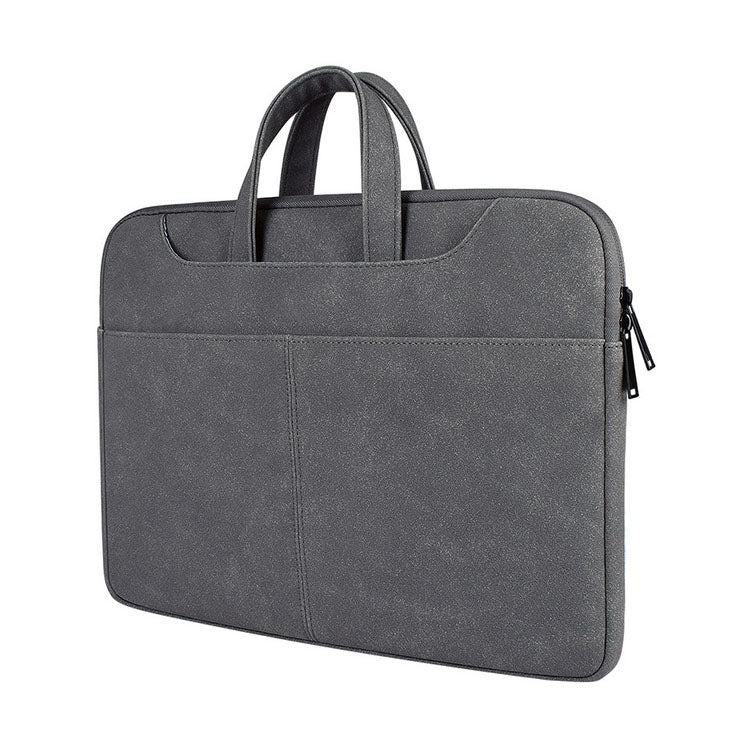 Borsa monospalla in pelle PU impermeabile per laptop 14,1 pollici - immagine 4