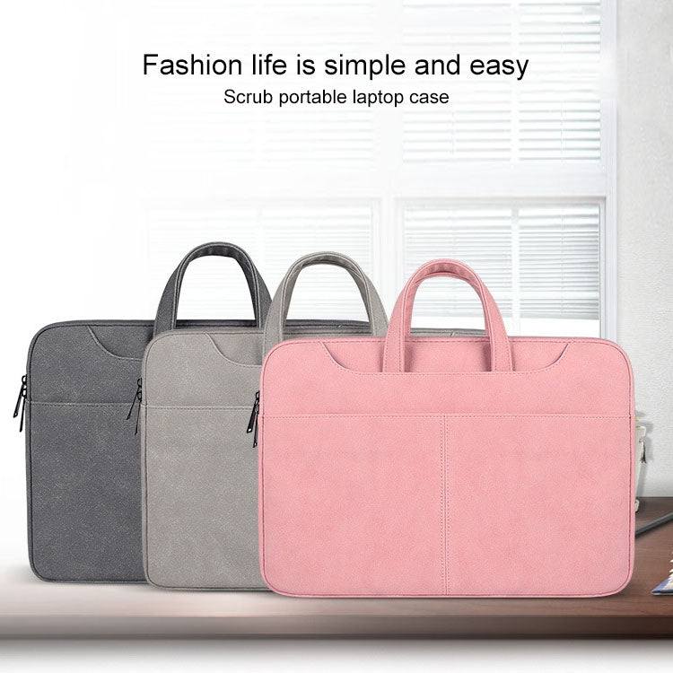 Borsa monospalla in pelle PU impermeabile per laptop 14,1 pollici - immagine 14