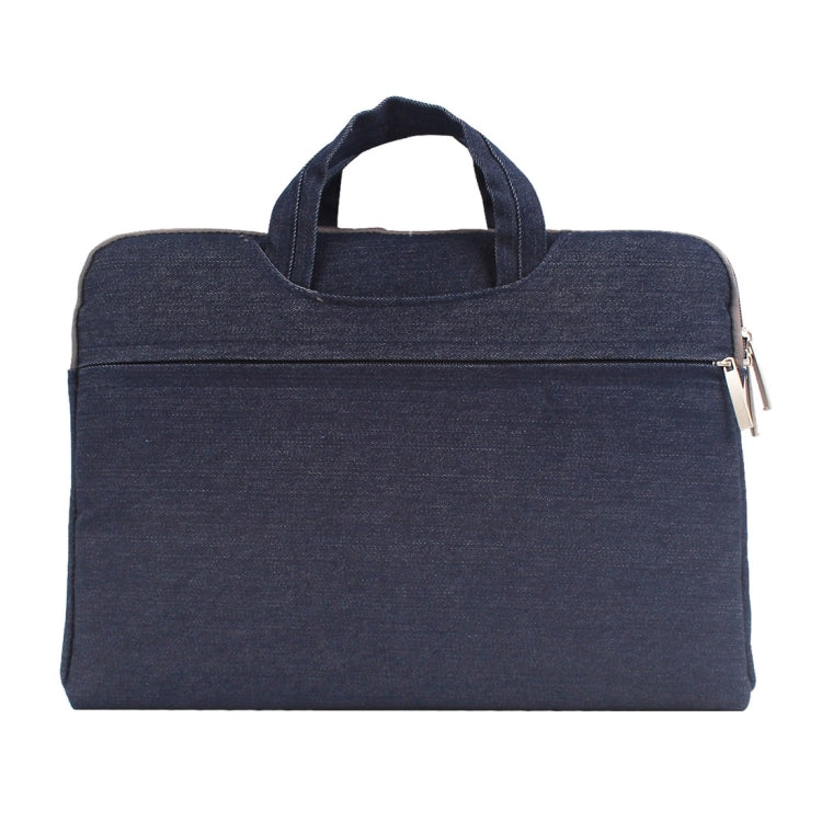 Borsa per laptop da 11,6 pollici blu scuro, leggera e compatta