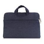 Borsa per laptop da 11,6 pollici blu scuro, leggera e compatta - immagine 3