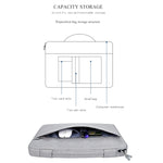 Borsa impermeabile in tessuto Oxford per laptop 13,3 pollici