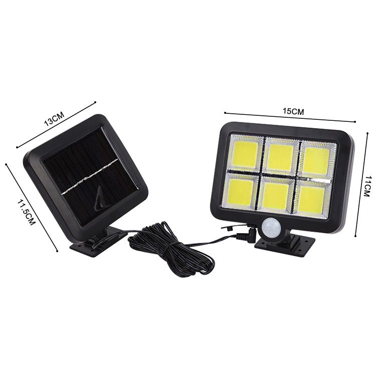 Lampada da parete solare con sensore movimento IP65