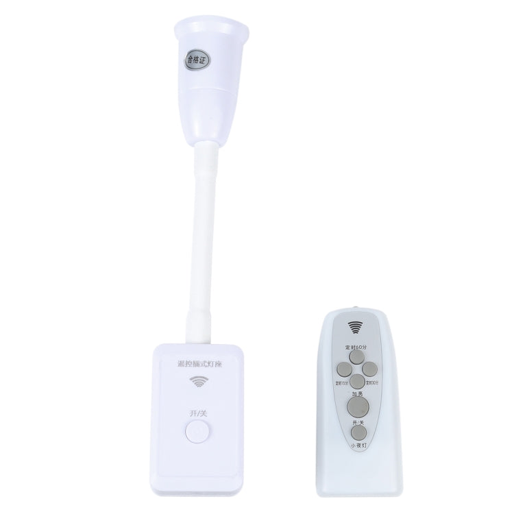 Convertitore portalampada E27 con telecomando per lampadine a vite - immagine 2