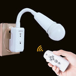 Convertitore portalampada E27 con telecomando per lampadine a vite - immagine 7