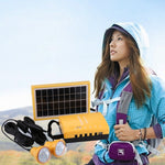 Lampada solare portatile multifunzione 220 V con supporto TF - immagine 13