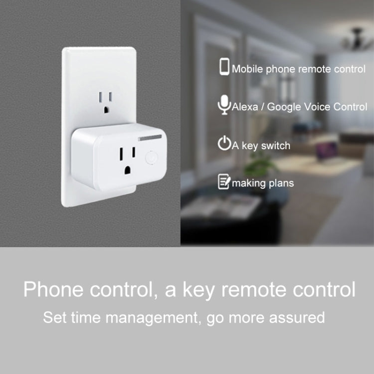 Presa intelligente WiFi 10A con app, timer e controllo vocale - immagine 8