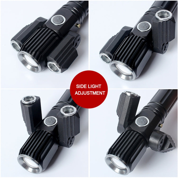 Torcia LED impermeabile ricaricabile USB con batteria 18650
