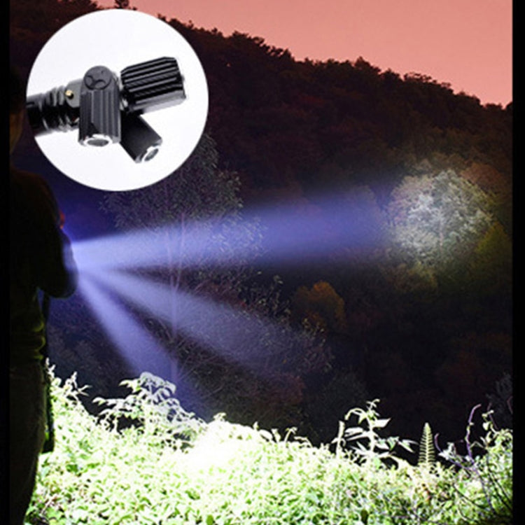 Torcia LED impermeabile ricaricabile USB con batteria 18650