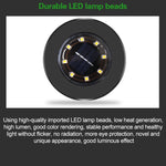 Set 4 lampade solari da giardino con 8 LED SMD IP65 - immagine 6