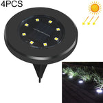 Set 4 lampade solari da giardino con 8 LED SMD IP65