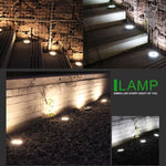 Set 4 lampade solari da giardino con 8 LED SMD IP65 - immagine 10