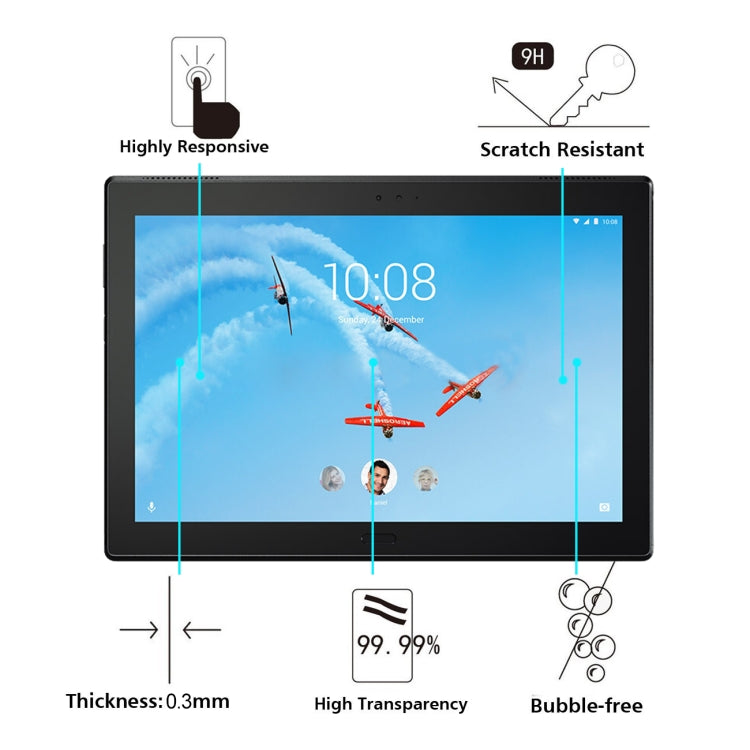 Pellicola vetro temperato per Lenovo TAB4 Plus 9H 0,3mm