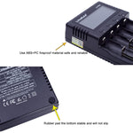 Caricabatterie LiitoKala Lii-PD4 a 4 slot per batterie ricaricabili - immagine 7
