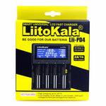 Caricabatterie LiitoKala Lii-PD4 a 4 slot per batterie ricaricabili - immagine 9