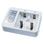 Caricabatterie 220 V a 2 slot per batterie AA, AAA, C e D - immagine 2
