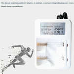 Caricabatterie 220 V a 2 slot per batterie AA, AAA, C e D - immagine 6