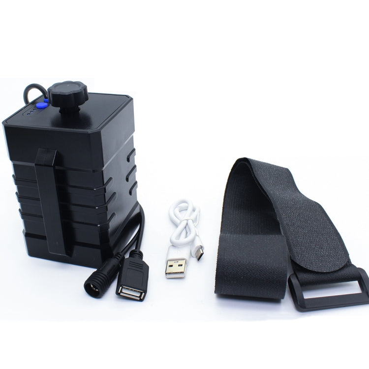 Scatola batteria impermeabile per 18650 e 26650 con USB 16,8V