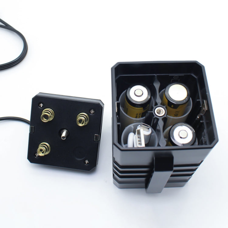 Scatola batteria impermeabile per 18650 e 26650 con USB 16,8V
