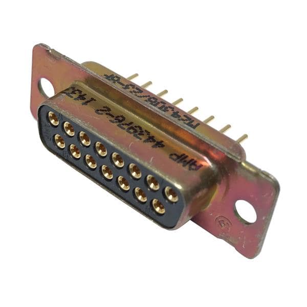 Connettore femmina sub-D 15 poli da PCB dritto