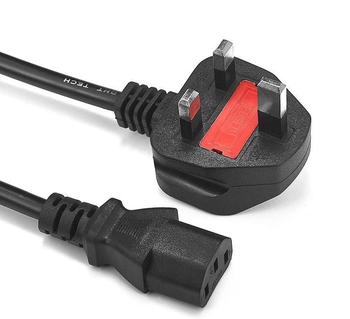 Cavo di alimentazione spina tipo G (Regno Unito) IEC C13 1.5m