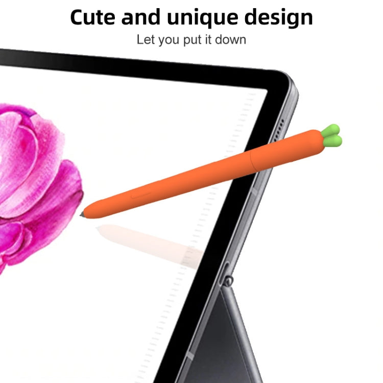 Custodia silicone liquido carota per Samsung Galaxy S Pen