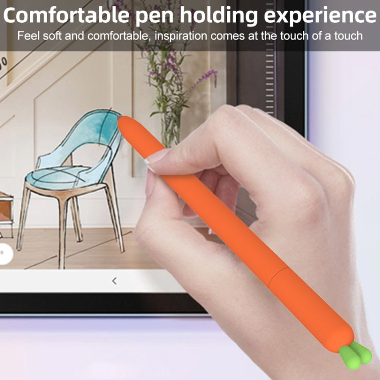 Custodia silicone liquido carota per Samsung Galaxy S Pen