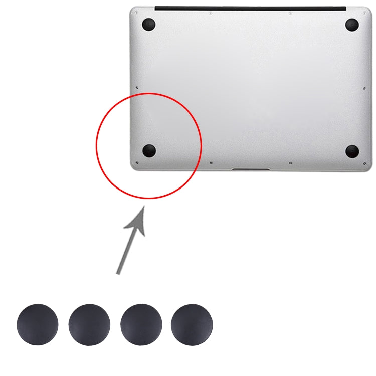 Piedini in gomma antiscivolo per MacBook Air 13 A1932, set da 4 - immagine 4