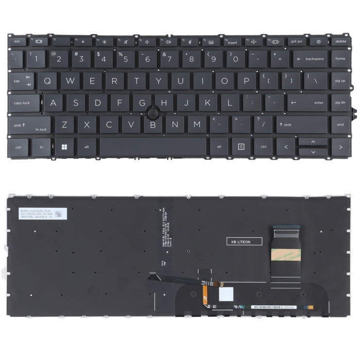 Tastiera USA retroilluminata per HP EliteBook 840, 845 e 745