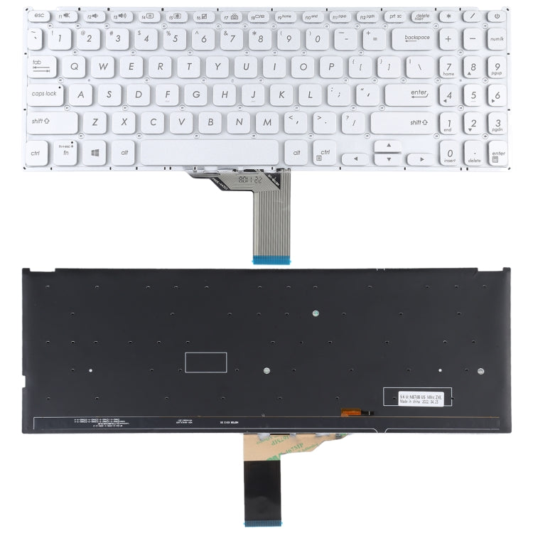 Tastiera retroilluminata USA per Asus Vivobook X512