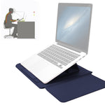 Borsa per laptop 13-14 pollici in pelle PU con accessori - immagine 17