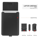 Borsa per laptop 13-14 pollici in pelle PU con accessori - immagine 3