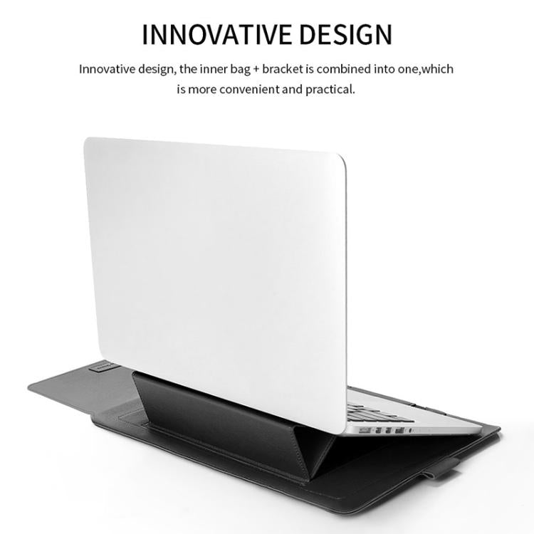 Borsa per laptop 13-14 pollici in pelle PU con accessori - immagine 6