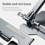 Supporto laptop regolabile in lega di alluminio R-JUST HZ09
